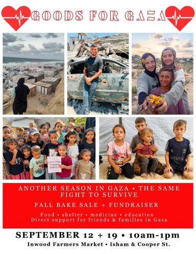 Goods for Gaza Bake Sale Fundraisers Goods for Gaza Bake Sale Fundraisers